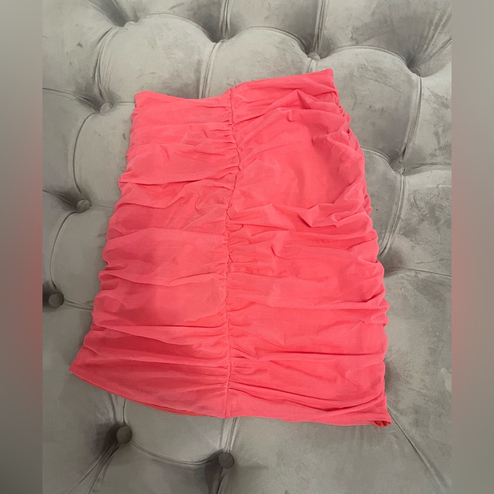 Oh Polly Coral Skirt